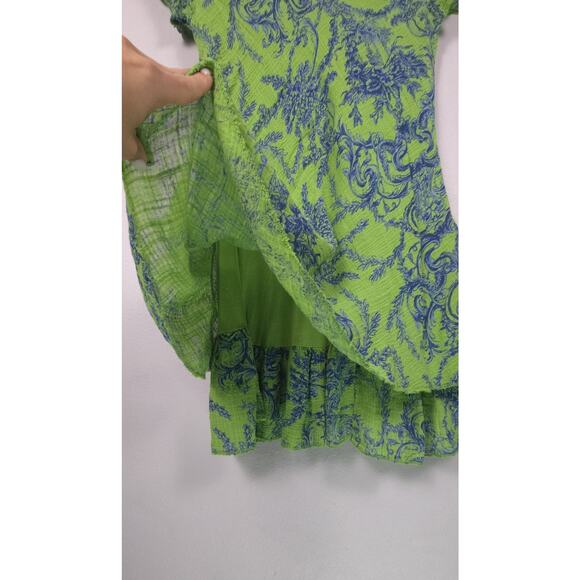 Alegria Sorrento Italy Floral Stretch Dress Boho Resort Style Made in Italy S/M - Picture 5 of 11